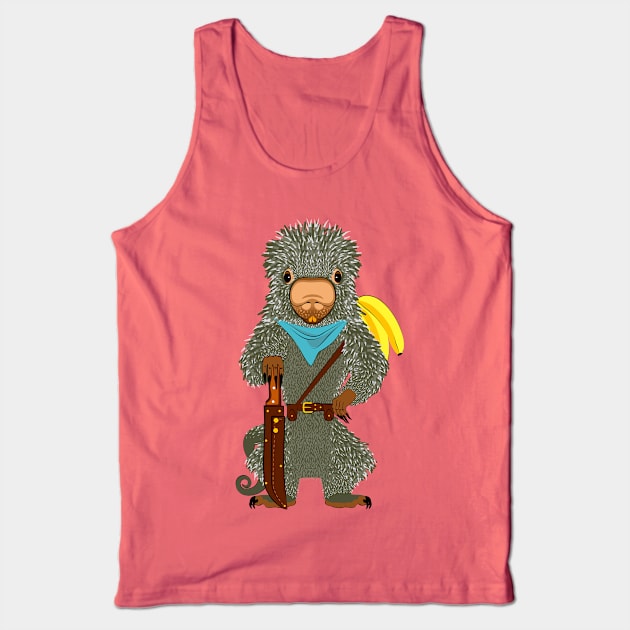 Porcupine Banana Hunter Tank Top by lents